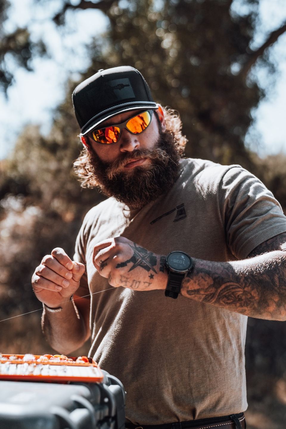 Rob — on the water, TAB rope hat